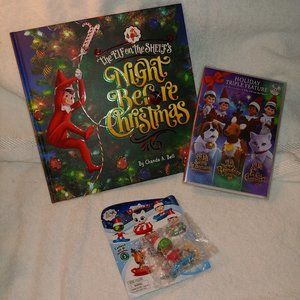 NEW! Elf on the Shelf Book, DVD, and Mini